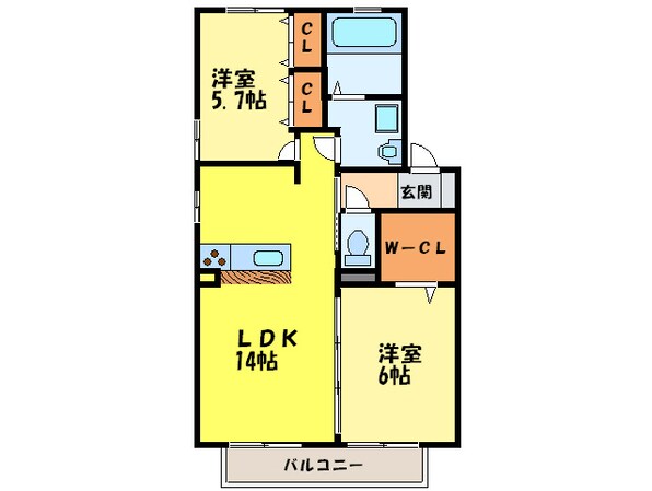 ア－バンフォレストⅡの物件間取画像